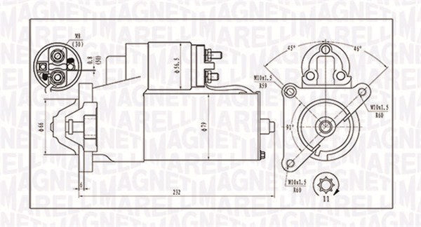 starter 063720373010 MAGNETI MARELLI