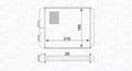 Schimbator caldura, incalzire habitaclu 350218407000 MAGNETI MARELLI