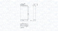Schimbator caldura, incalzire habitaclu 350218436000 MAGNETI MARELLI