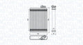 Schimbator caldura, incalzire habitaclu 350218471000 MAGNETI MARELLI