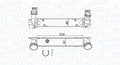 Intercooler, compresor 351319204880 MAGNETI MARELLI