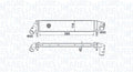 Intercooler, compresor 351319205260 MAGNETI MARELLI