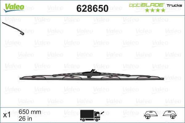 STERGATOR PARBRIZ 650 MM