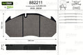 set placute frana,frana disc 882211 VALEO