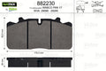 set placute frana,frana disc 882230 VALEO