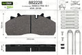 Set placute frana VALEO 882228