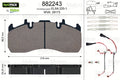 set placute frana,frana disc 882243 VALEO