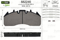 set placute frana,frana disc 882246 VALEO