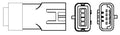 Sonda Lambda 466016355157 MAGNETI MARELLI
