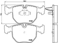 set placute frana,frana disc P 06 021 BREMBO