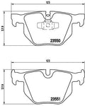 set placute frana,frana disc P 06 039 BREMBO