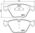 set placute frana,frana disc P 06 054 BREMBO