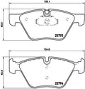 set placute frana,frana disc P 06 057 BREMBO
