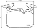 set placute frana,frana disc P 06 098 BREMBO