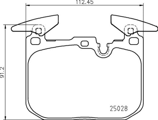 set placute frana,frana disc P 06 098 BREMBO