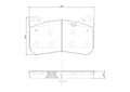 Set placute frana BREMBO P 06 100