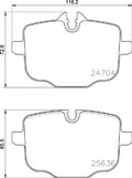 set placute frana,frana disc P 06 101 BREMBO