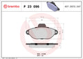 set placute frana,frana disc P 23 096 BREMBO