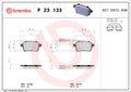set placute frana,frana disc P 23 133 BREMBO