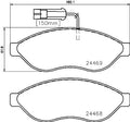 set placute frana,frana disc P 23 143 BREMBO