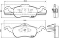 set placute frana,frana disc P 24 046 BREMBO