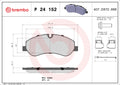 set placute frana,frana disc P 24 152 BREMBO