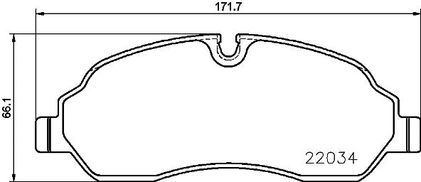 Set placute frana BREMBO P 24 171