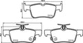 set placute frana,frana disc P 24 217 BREMBO