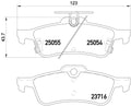 set placute frana,frana disc P 28 070 BREMBO