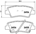 set placute frana,frana disc P 30 047 BREMBO