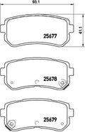 set placute frana,frana disc P 30 068 BREMBO