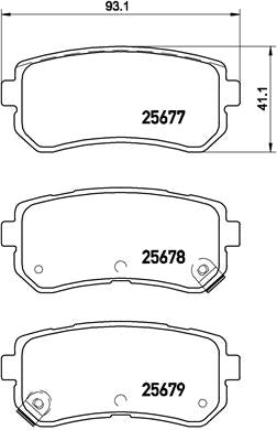 set placute frana,frana disc P 30 068 BREMBO