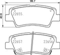 set placute frana,frana disc P 30 103 BREMBO