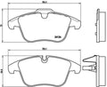 Set placute frana BREMBO P 36 022