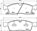 set placute frana,frana disc P 37 015 BREMBO