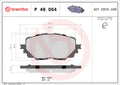 set placute frana,frana disc P 49 054 BREMBO