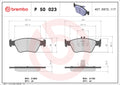 Set placute frana BREMBO P 50 023
