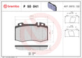 set placute frana,frana disc P 50 041 BREMBO