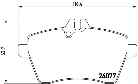 set placute frana,frana disc P 50 056 BREMBO