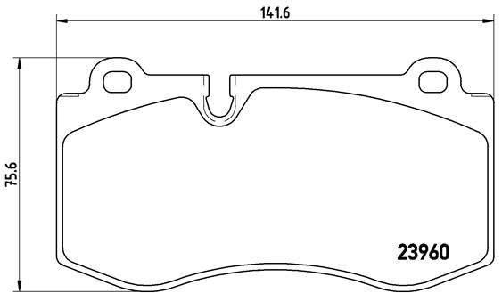 set placute frana,frana disc P 50 074 BREMBO