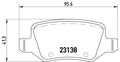 Set placute frana BREMBO P 50 090