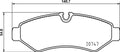 set placute frana,frana disc P 50 155 BREMBO