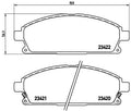 set placute frana,frana disc P 56 040 BREMBO