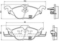 set placute frana,frana disc P 59 030 BREMBO