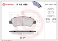 set placute frana,frana disc P 61 066 BREMBO
