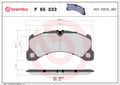 set placute frana,frana disc P 65 033 BREMBO