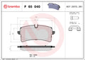 set placute frana,frana disc P 65 040 BREMBO