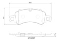 set placute frana,frana disc P 65 041 BREMBO