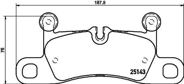set placute frana,frana disc P 65 042 BREMBO
