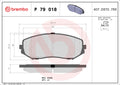 set placute frana,frana disc P 79 018 BREMBO